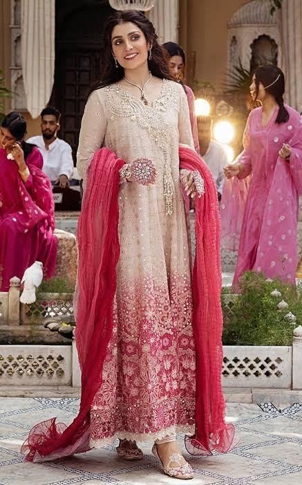 Mushq Net Frock-Bridal Suits-Replica Zone
