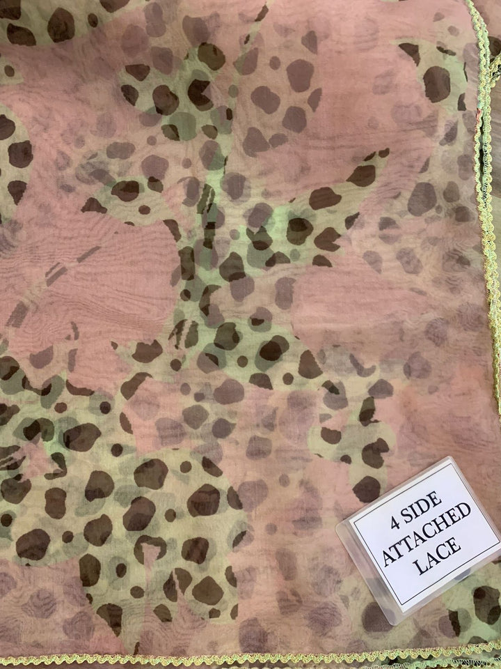 Mushq Organza Suit-Replica Suits-Replica Zone