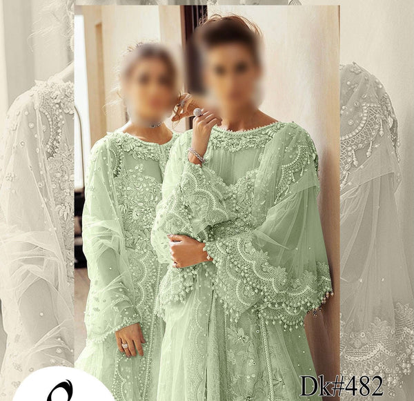 Mushq Organza Suit-Replica Suits-Replica Zone