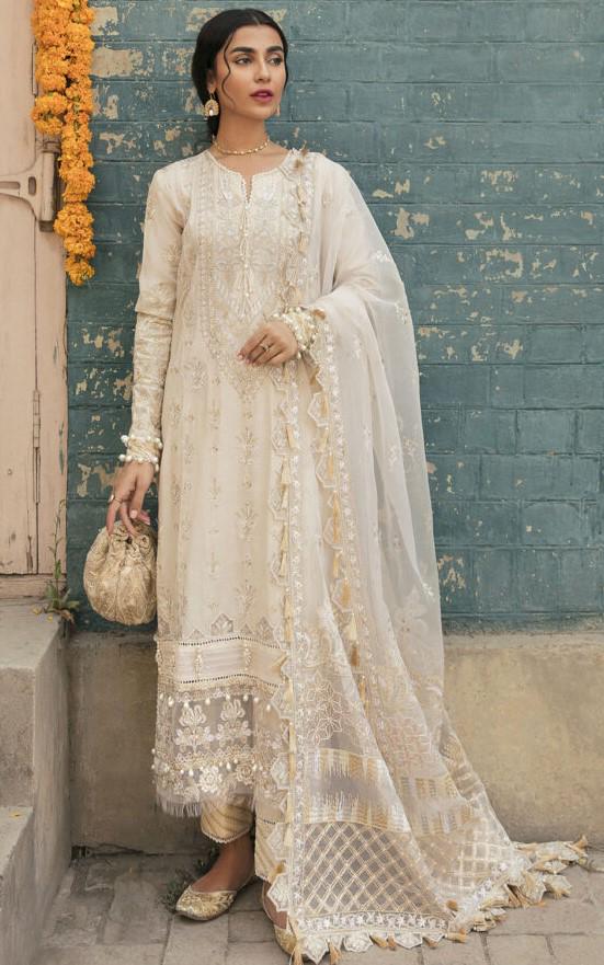 Mushq Organza Suit-Replica Suits-Replica Zone