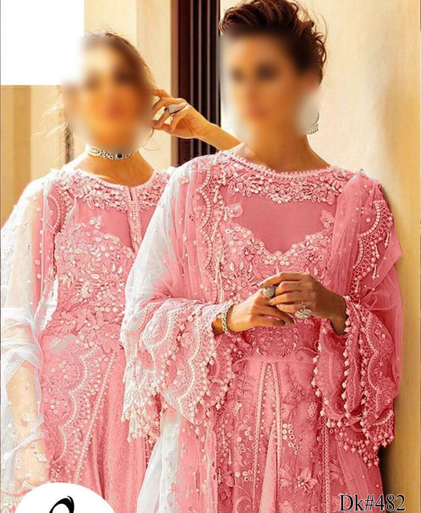 Mushq Organza Suit-Replica Suits-Replica Zone