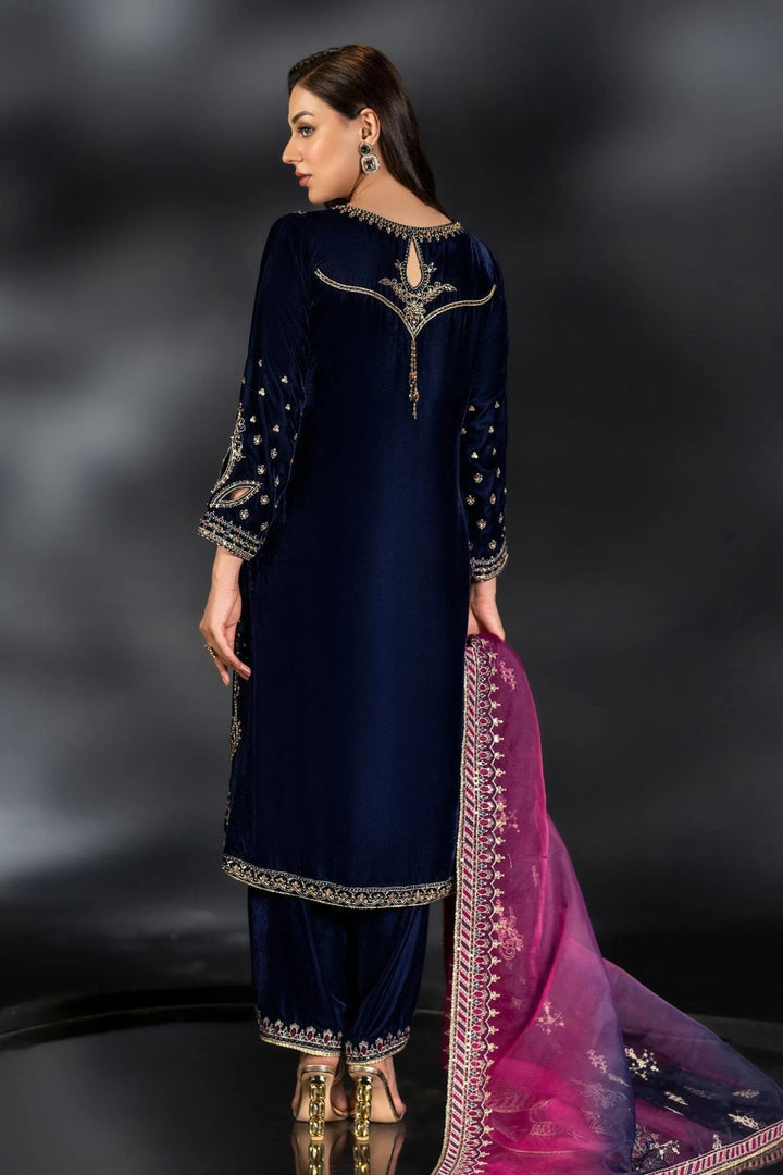 Naqashi Velvet Suit-Replica Suits-Replica Zone