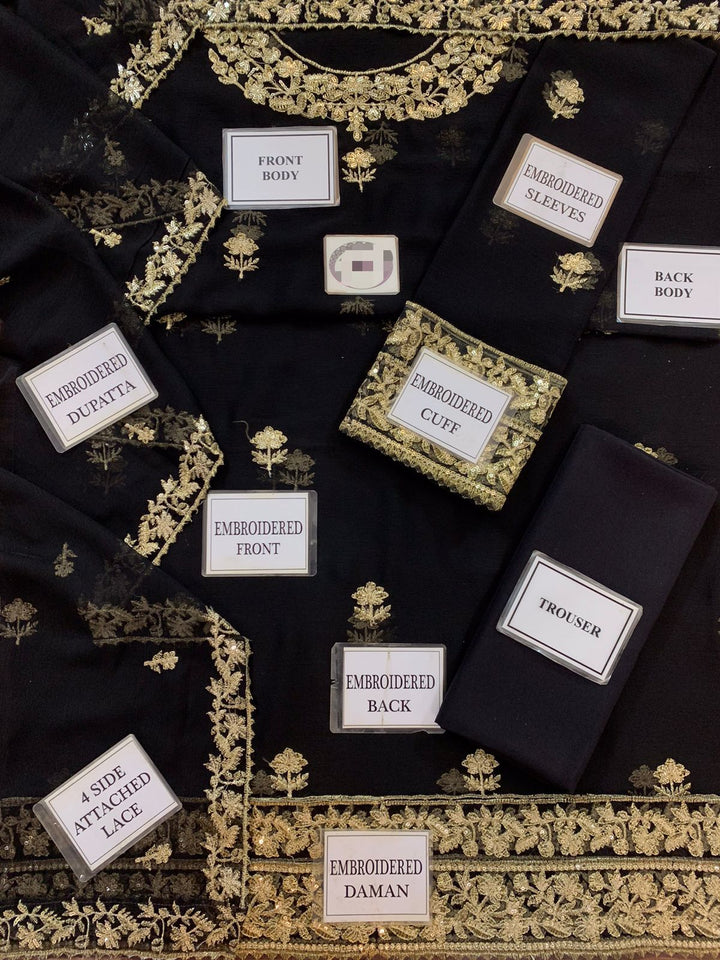 Neels Chiffon Frock-Bridal Suits-Replica Zone