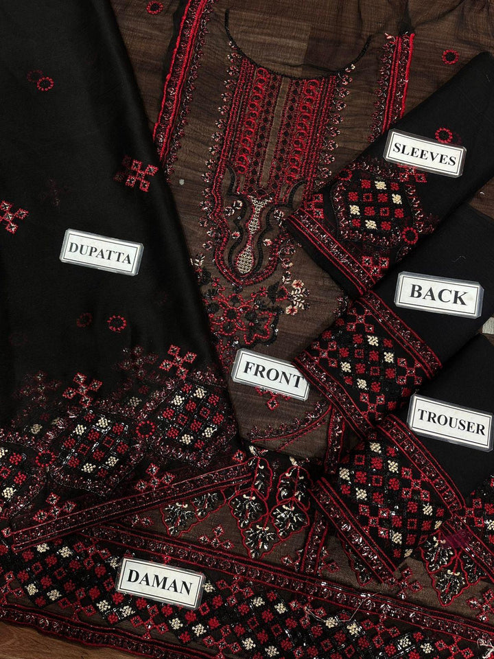Noora Chiffon Suit-Replica Suits-Replica Zone