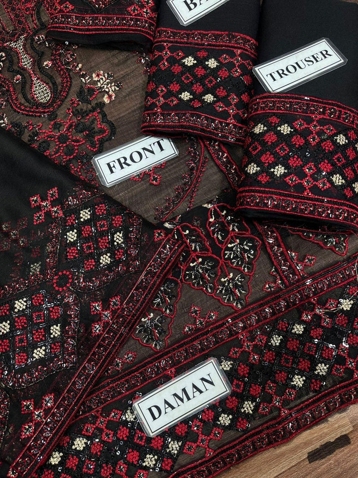 Noora Chiffon Suit-Replica Suits-Replica Zone