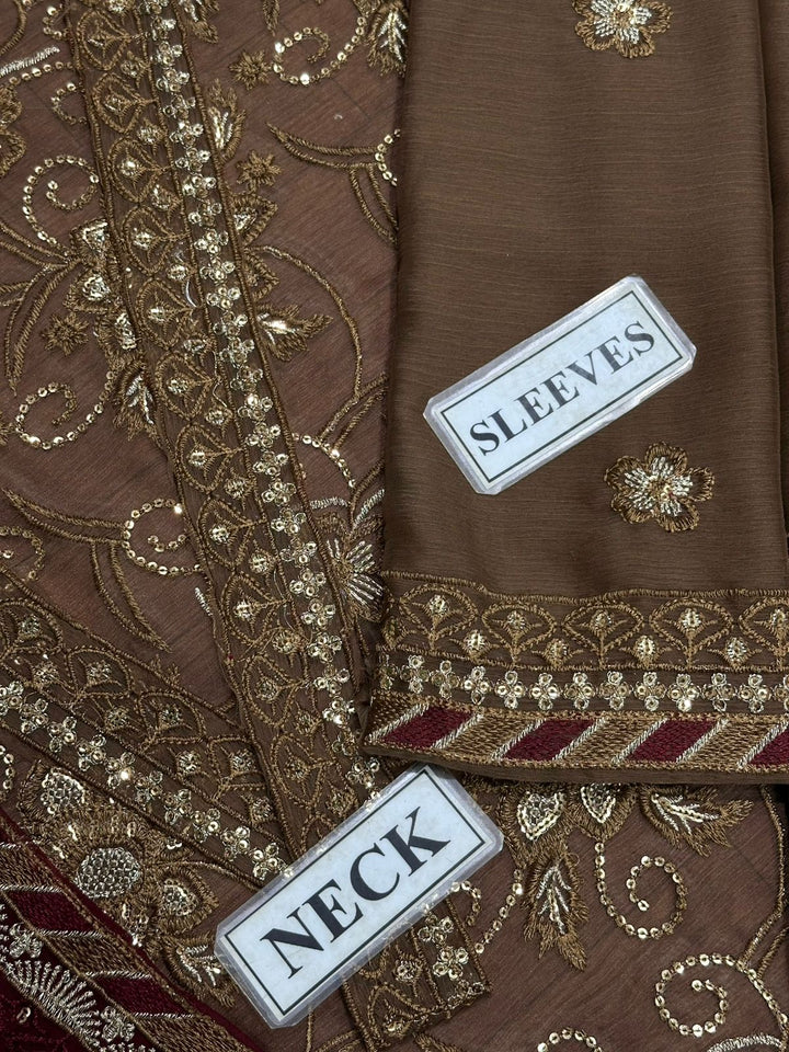 Noorma Kamal Chiffon Suit-Replica Suits-Replica Zone