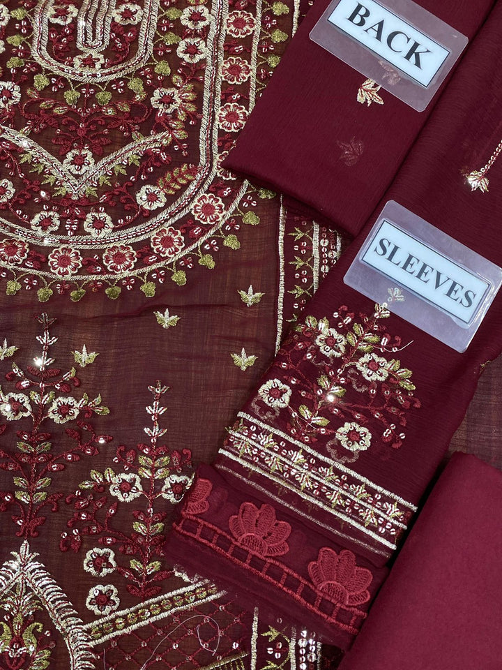 Noorma Kamal Chiffon Suit-Replica Suits-Replica Zone