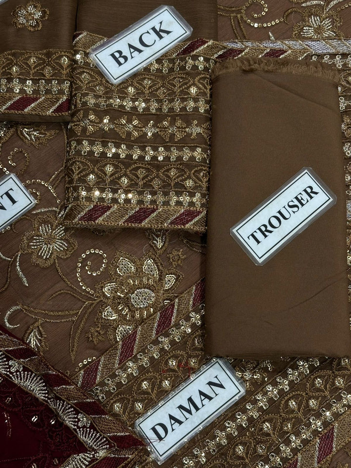 Noorma Kamal Chiffon Suit-Replica Suits-Replica Zone