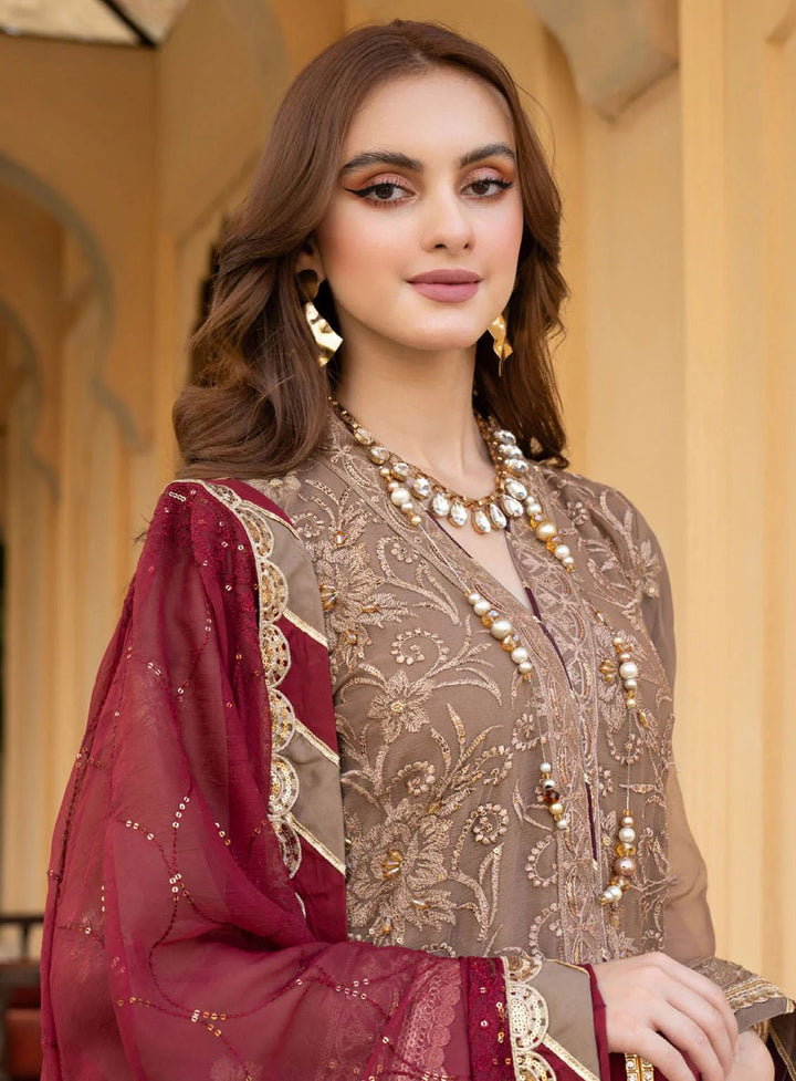Noorma Kamal Chiffon Suit-Replica Suits-Replica Zone