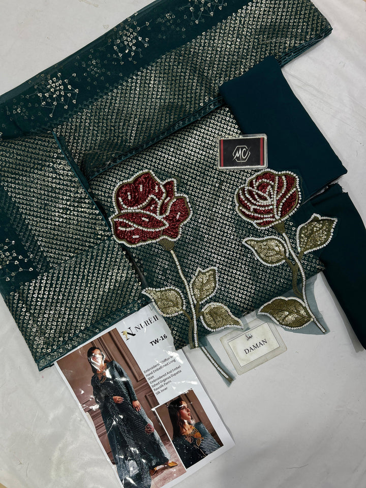 Nureh Chiffon Suit-Replica Suits-Replica Zone