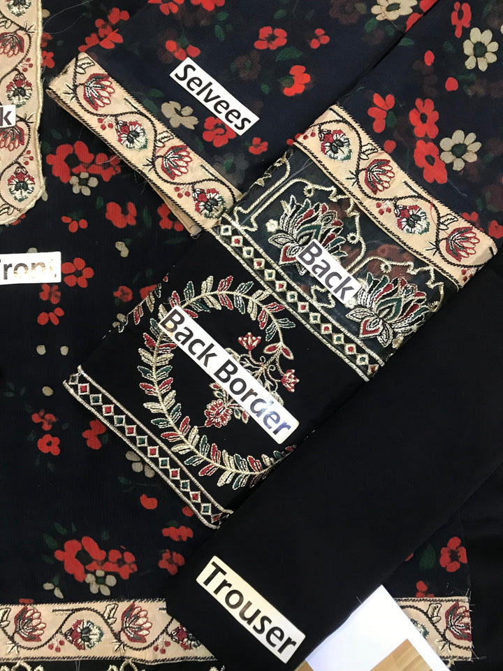Nureh Chiffon Suit-Replica Suits-Replica Zone