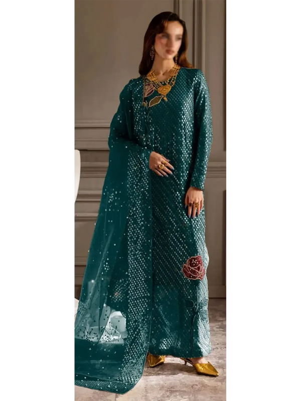 Nureh Chiffon Suit-Replica Suits-Replica Zone