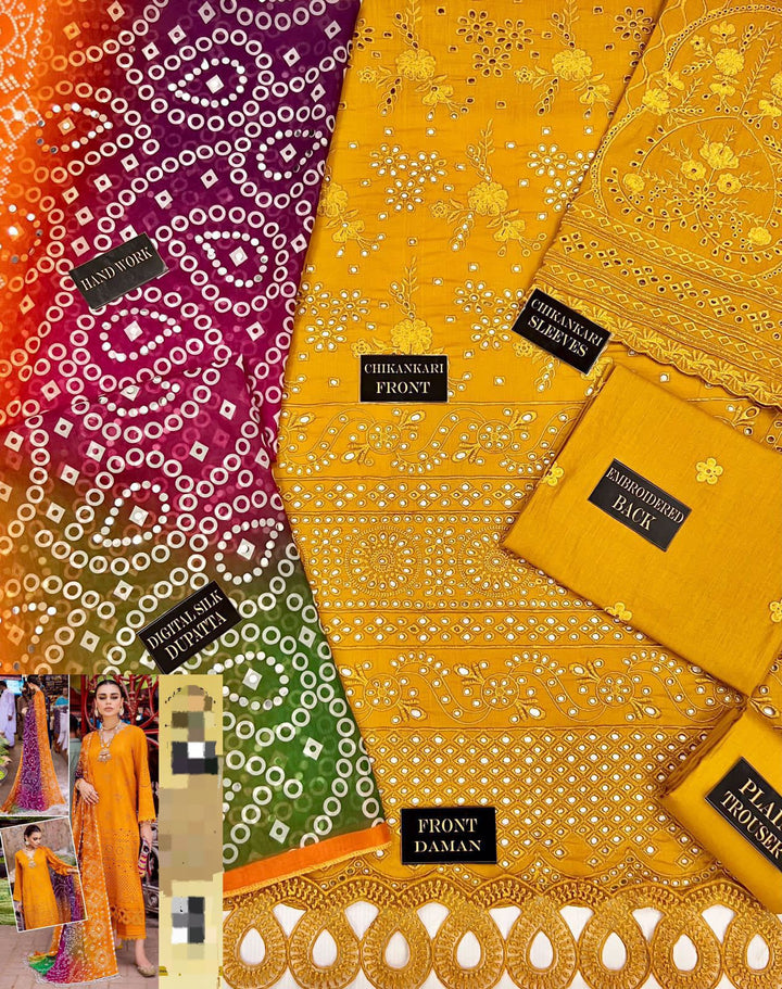 Nureh Cotton Suit-Cotton Suits-Replica Zone