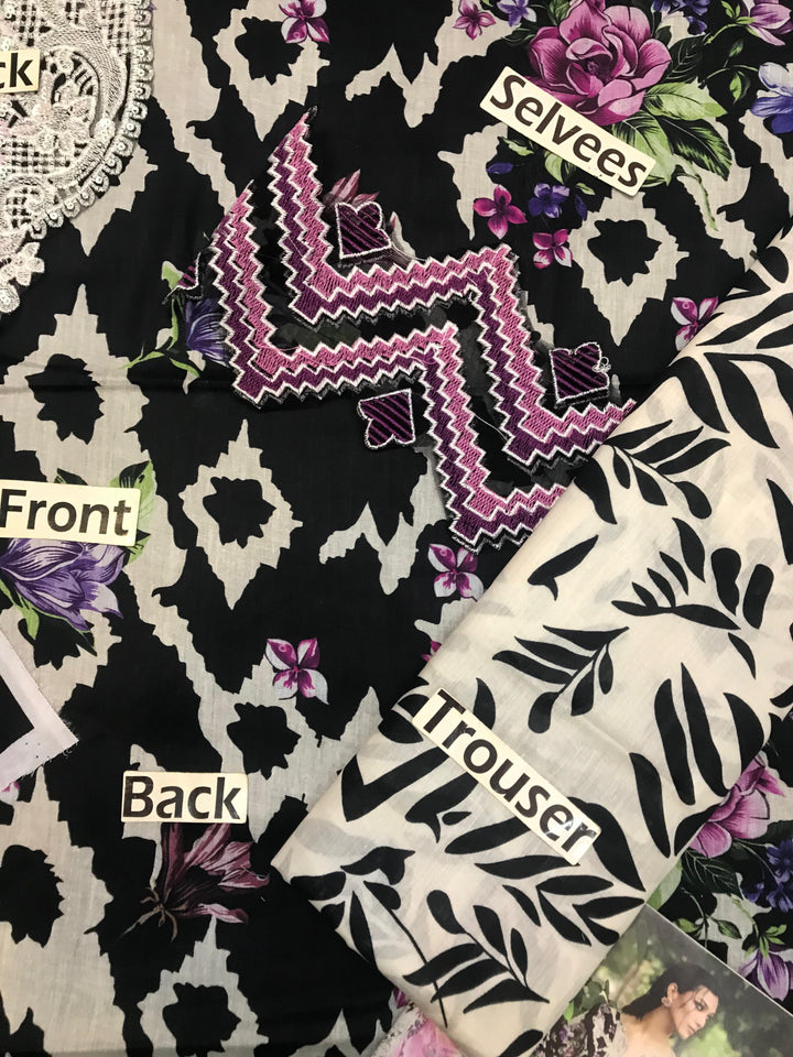 Nureh Lawn Suit-Lawn Suits-Replica Zone