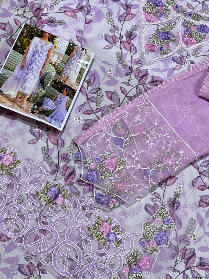 Pareshay Lawn Suit-Lawn Suits-Replica Zone