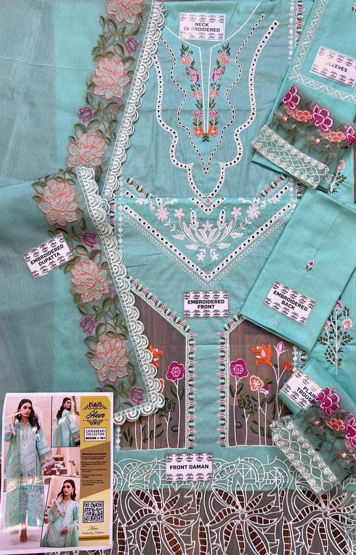 Parishay Cotton Suit-Cotton Suits-Replica Zone