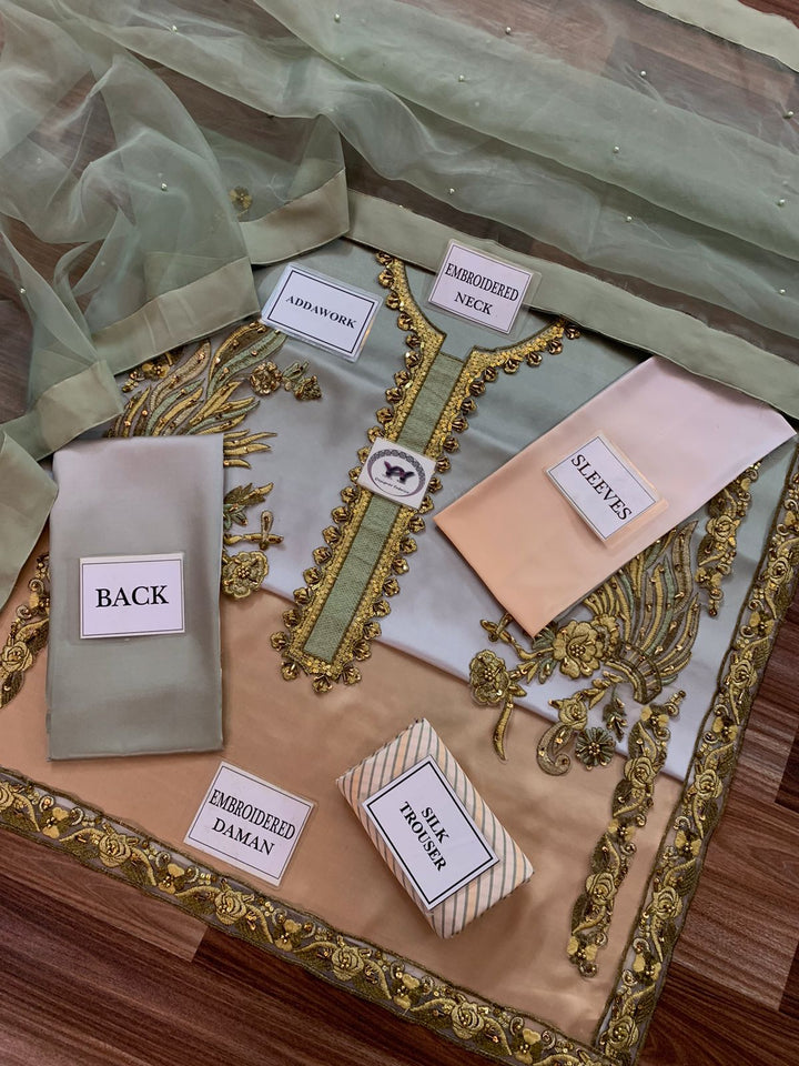 Peacock Silk Suit-Replica Suits-Replica Zone
