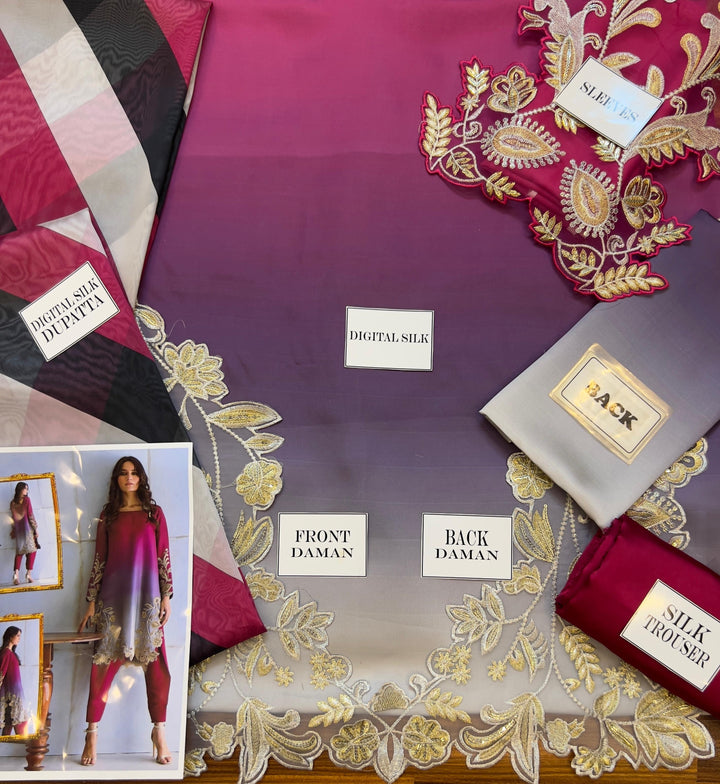 Peacock Silk Suit-Replica Suits-Replica Zone