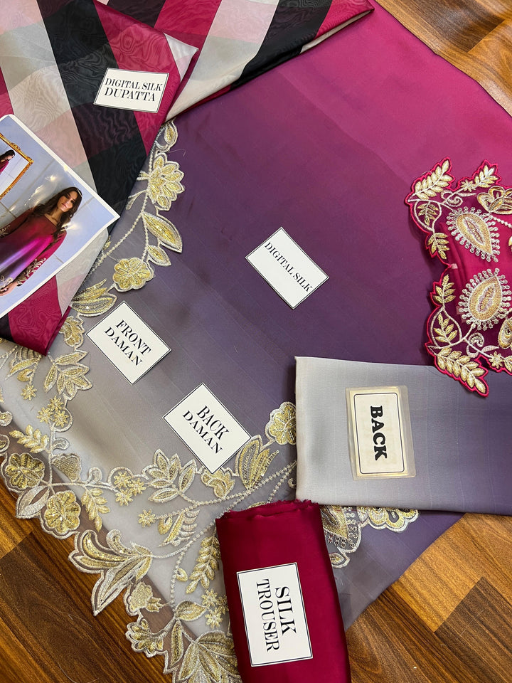 Peacock Silk Suit-Replica Suits-Replica Zone