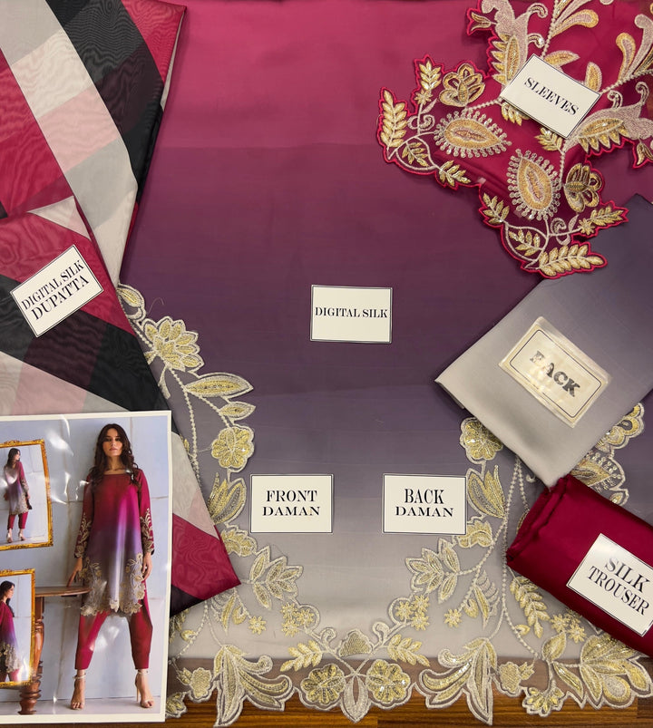 Peacock Silk Suit-Replica Suits-Replica Zone