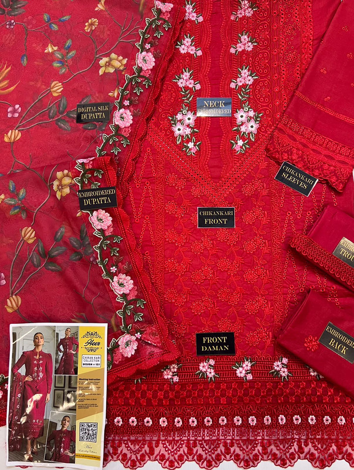 Qalamkar Cotton Suit-Cotton Suits-Replica Zone