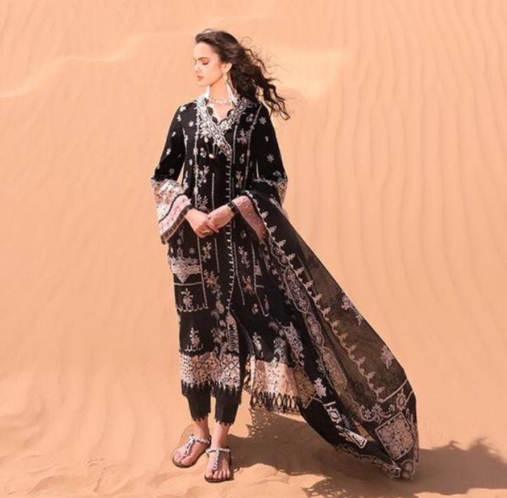 Qalamkar Lawn Suit-Lawn Suits-Replica Zone