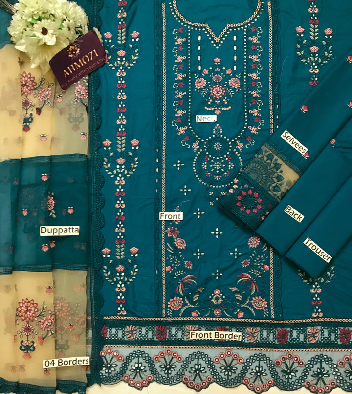 Qalamkar Lawn Suit-Lawn Suits-Replica Zone