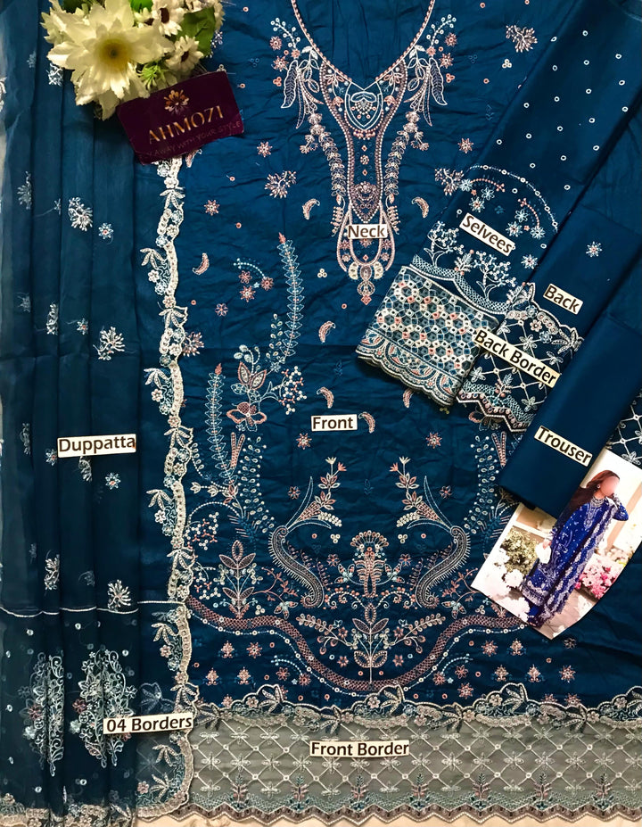 Qalamkar Lawn Suit-Lawn Suits-Replica Zone