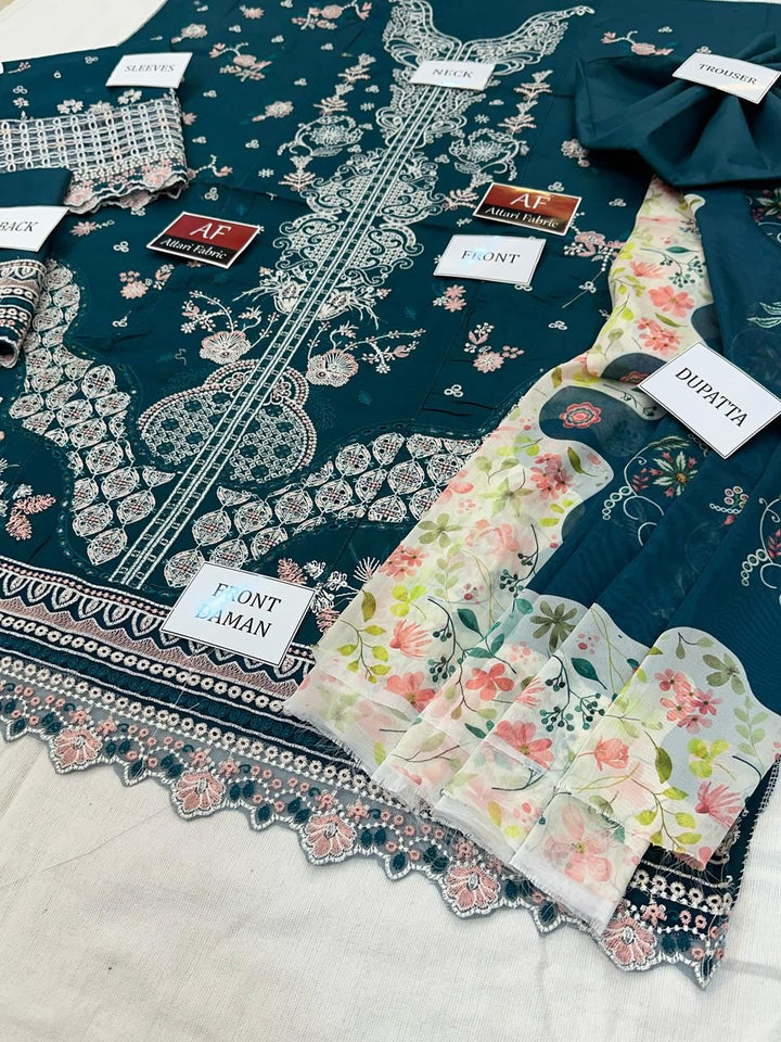 Qalamkar Lawn Suit-Lawn Suits-Replica Zone