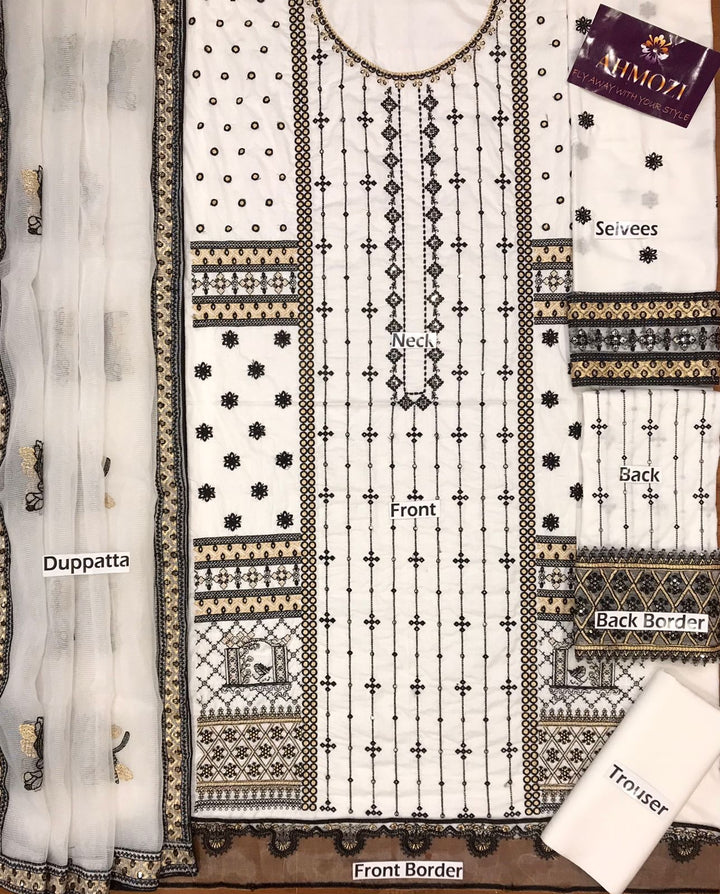 Qalamkar Lawn Suit-Lawn Suits-Replica Zone