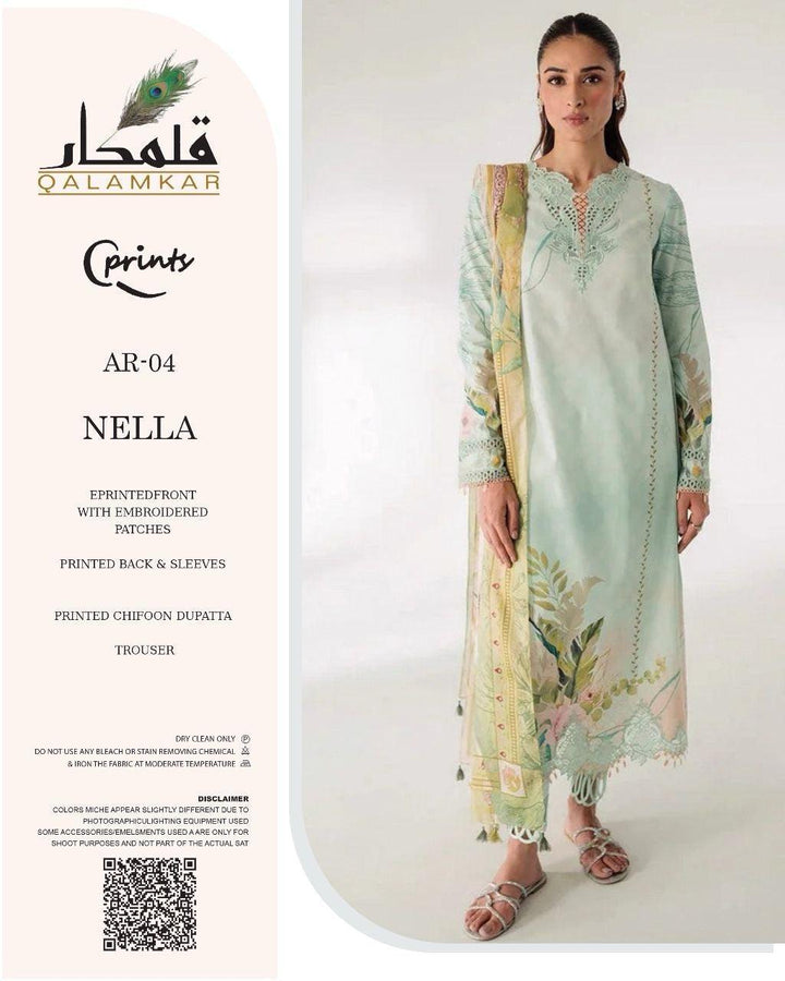 Qalamkar Lawn Suit-Lawn Suits-Replica Zone
