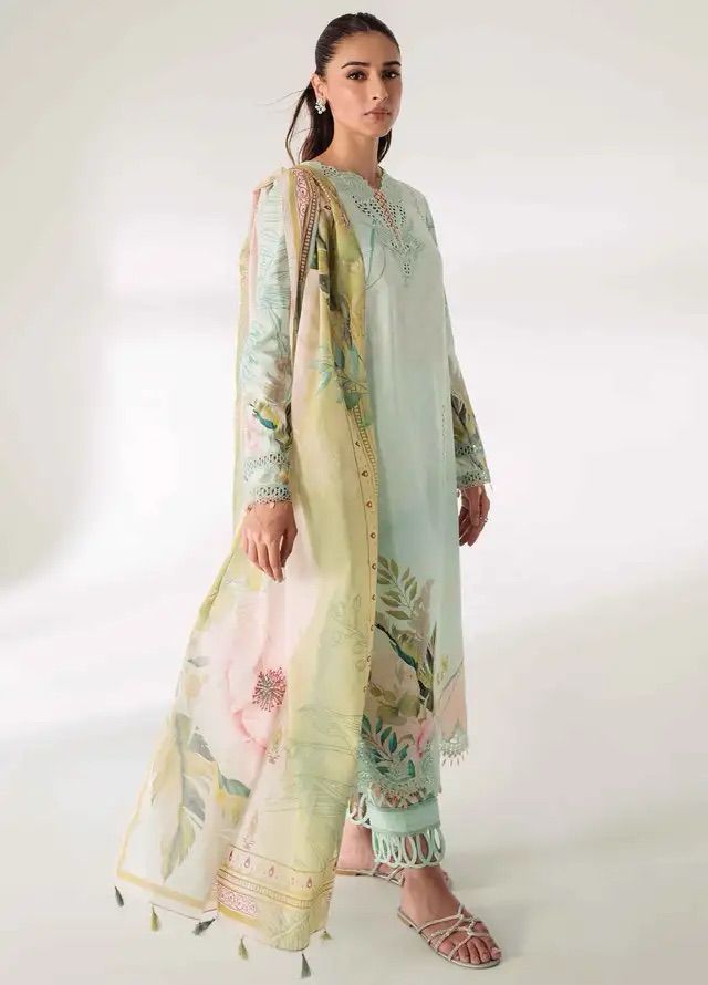 Qalamkar Lawn Suit-Lawn Suits-Replica Zone