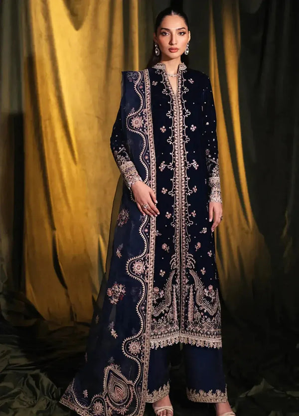 Qalamkar Velvet Suit-Replica Suits-Replica Zone