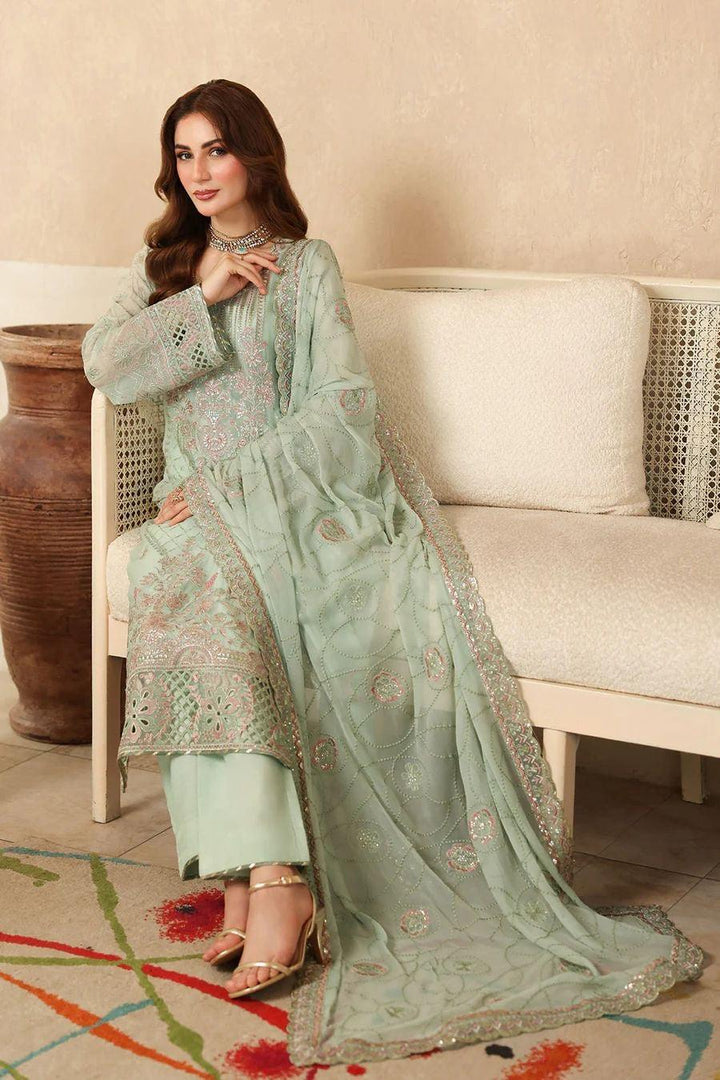 Ramsha Chiffon Suit-Replica Suits-Replica Zone