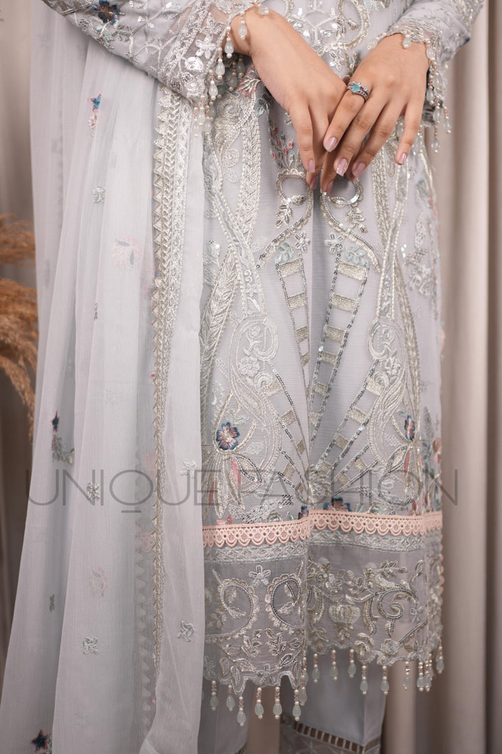 Ramsha Chiffon Suit-Replica Suits-Replica Zone