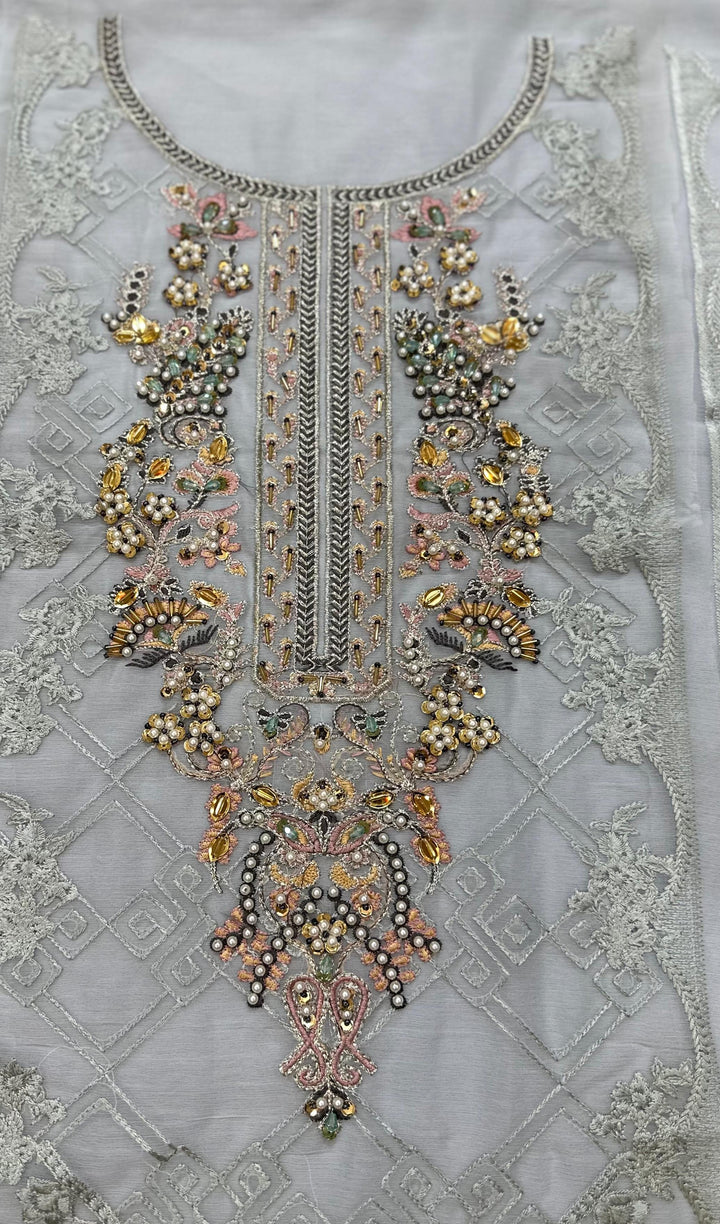 Ramsha Chiffon Suit-Replica Suits-Replica Zone