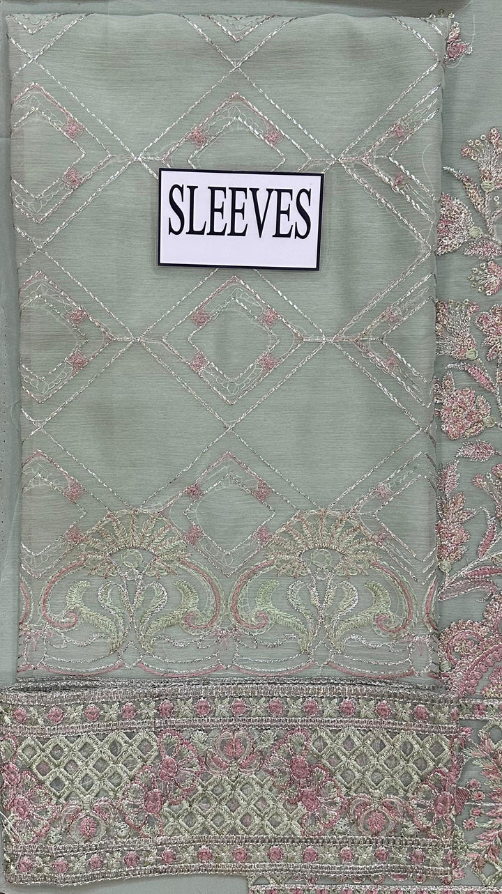 Ramsha Chiffon Suit-Replica Suits-Replica Zone