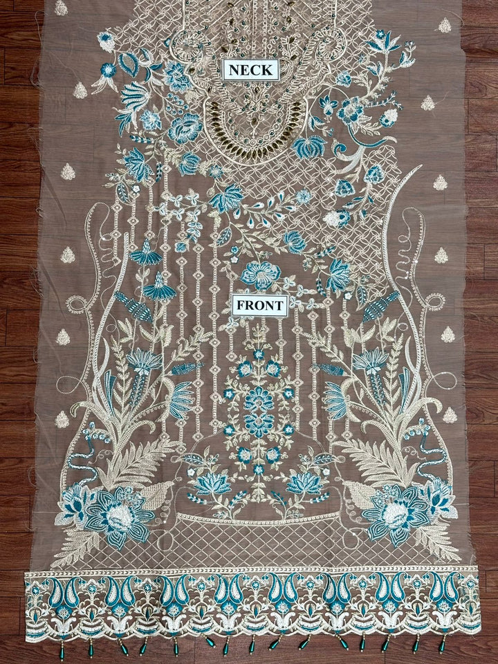 Ramsha Chiffon Suit-Replica Suits-Replica Zone