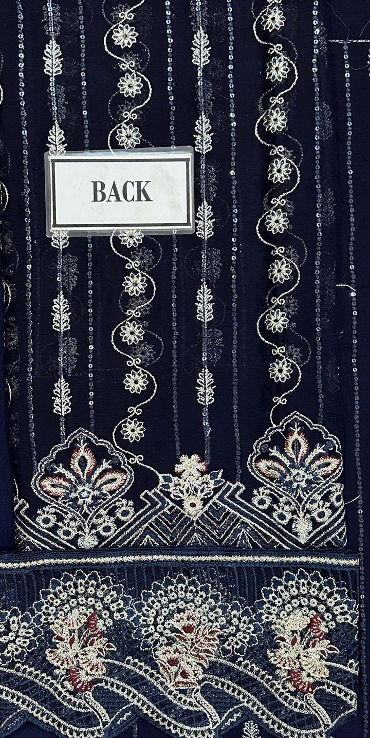 Ramsha Chiffon Suit-Replica Suits-Replica Zone