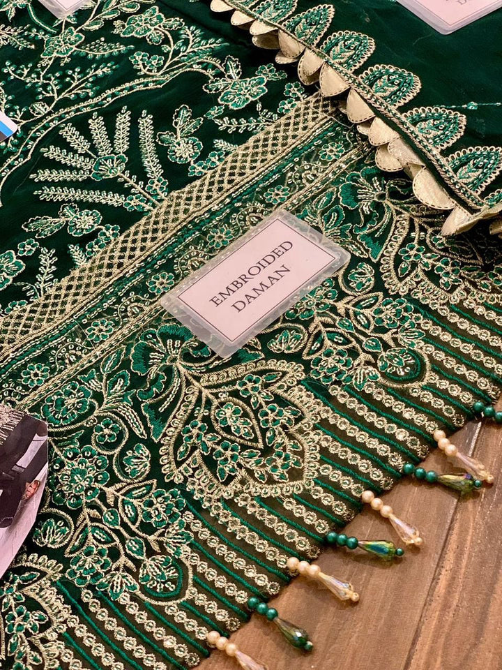 Ramsha Chiffon Suit-Replica Suits-Replica Zone