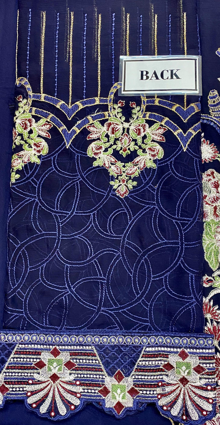 Ramsha Chiffon Suit-Replica Suits-Replica Zone
