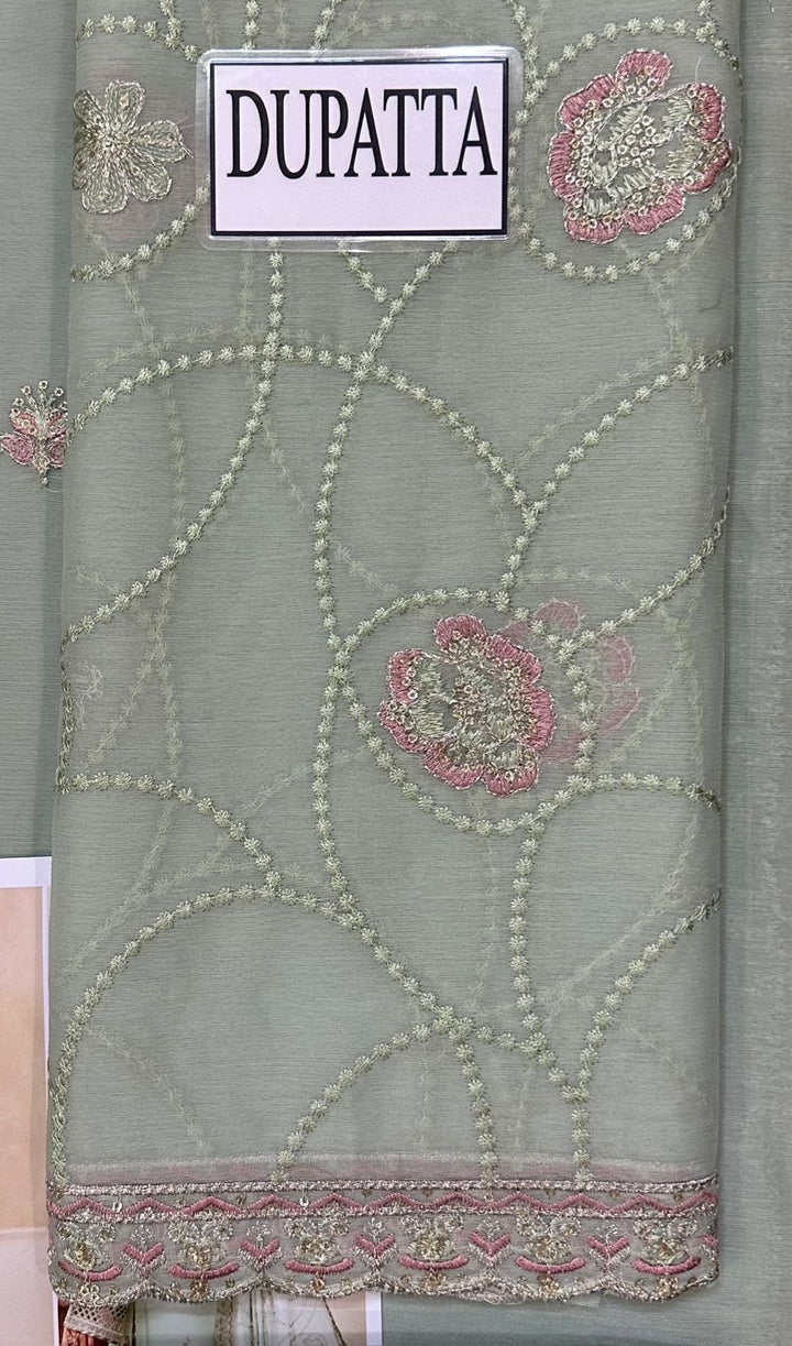 Ramsha Chiffon Suit-Replica Suits-Replica Zone