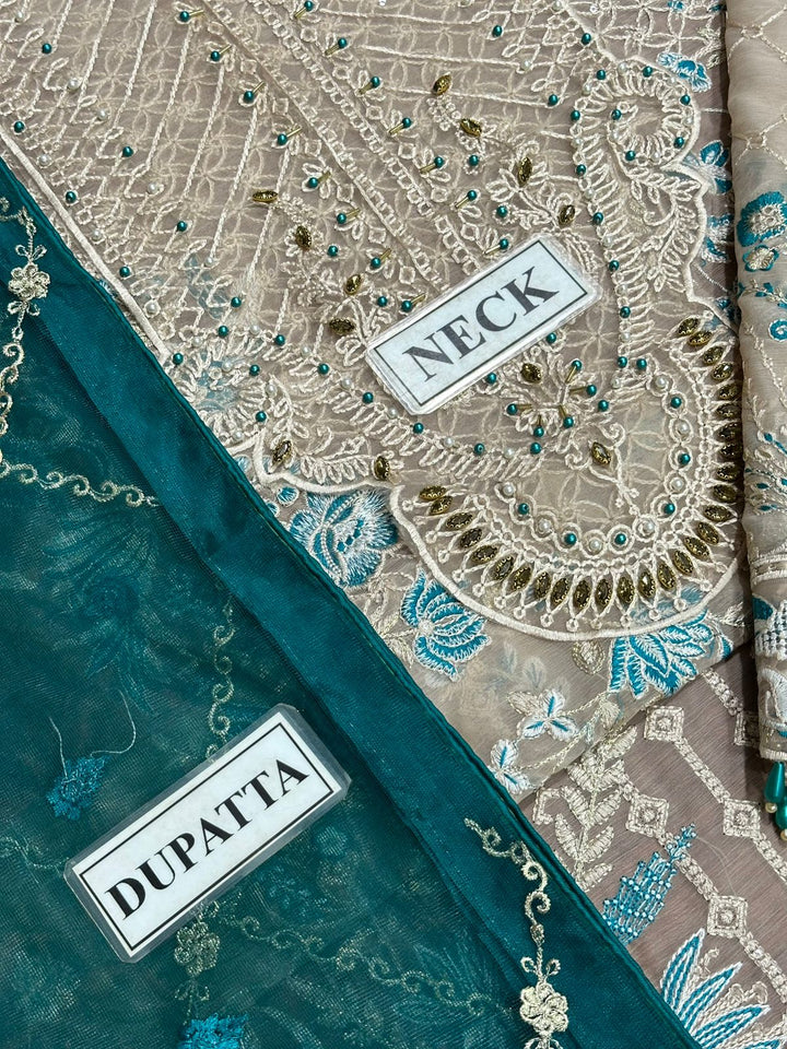 Ramsha Chiffon Suit-Replica Suits-Replica Zone