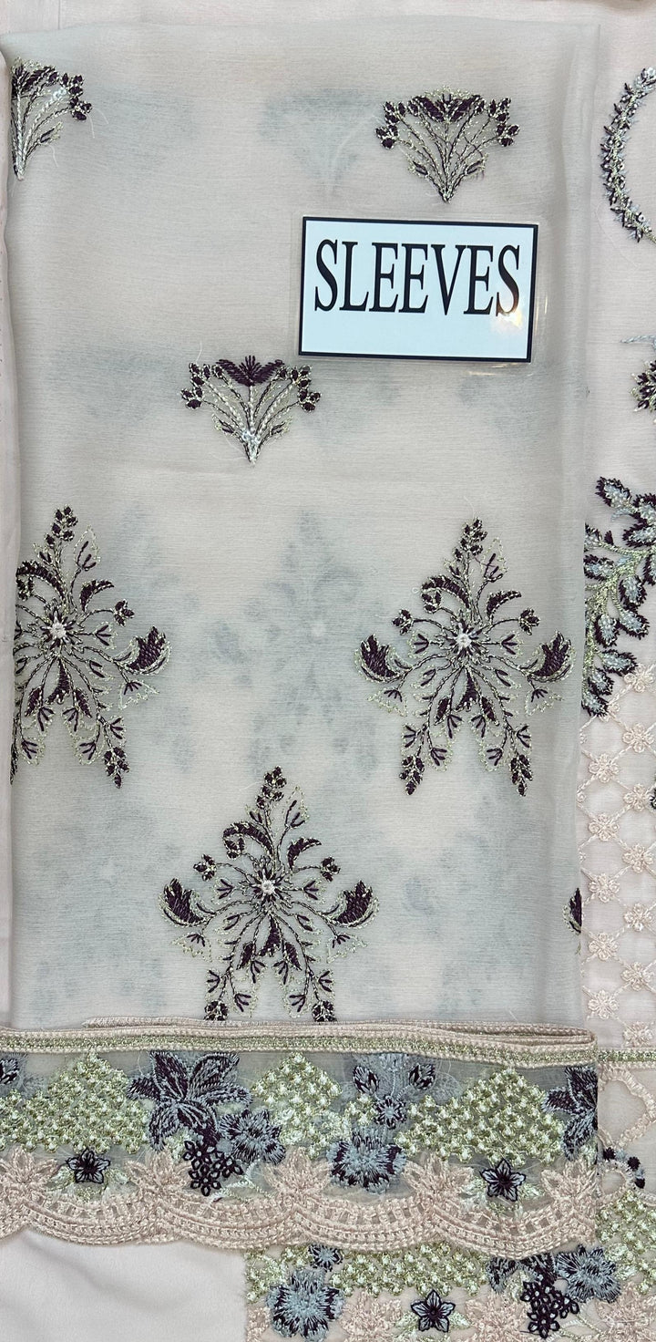 Ramsha Chiffon Suit-Replica Suits-Replica Zone