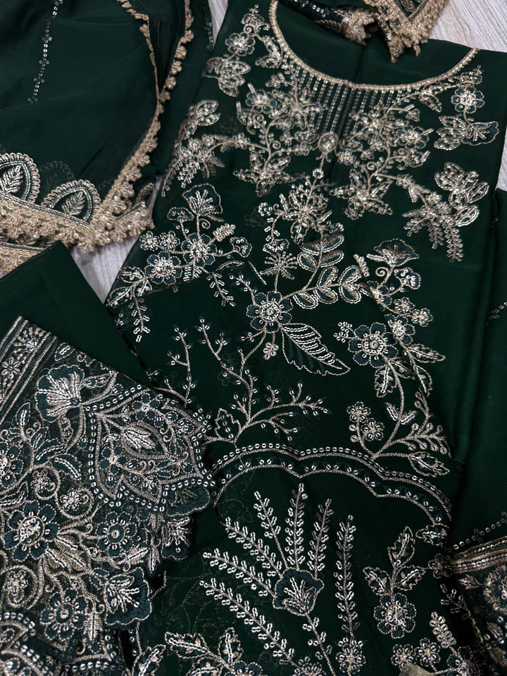 Ramsha Chiffon Suit-Replica Suits-Replica Zone