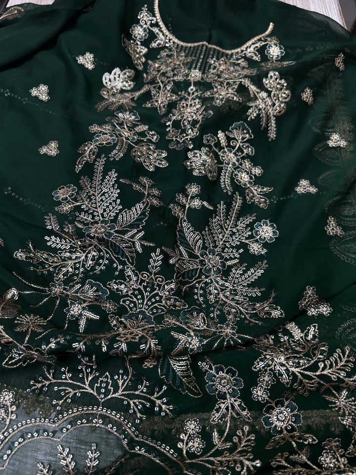 Ramsha Chiffon Suit-Replica Suits-Replica Zone