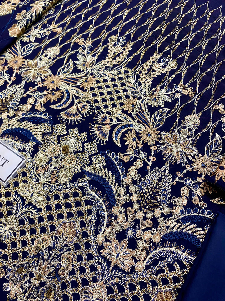 Ramsha Chiffon Suit-Replica Suits-Replica Zone