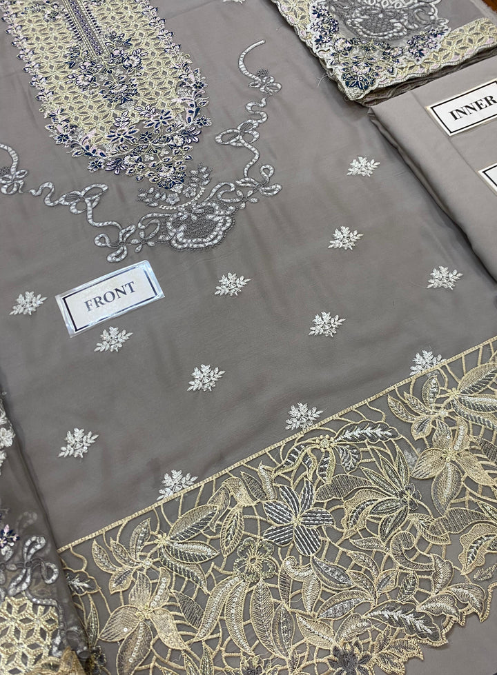 Ramsha Chiffon Suit-Replica Suits-Replica Zone