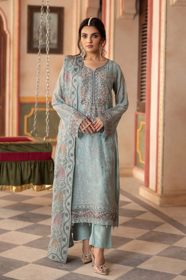 Ramsha Chiffon Suit-Replica Suits-Replica Zone