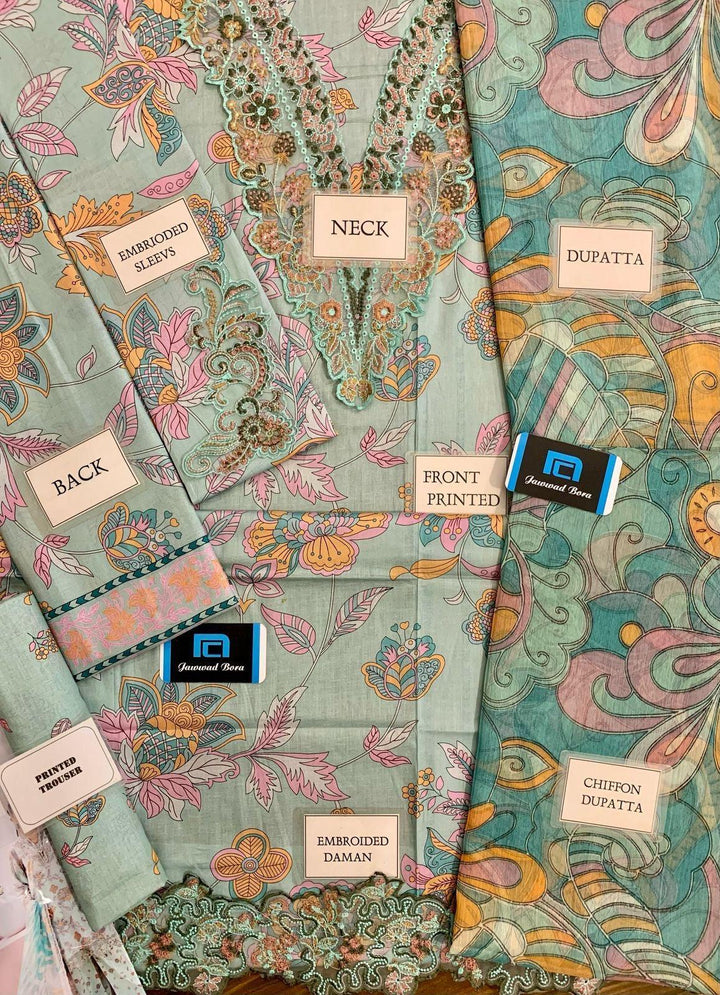 Ramsha Lawn Suit-Lawn Suits-Replica Zone